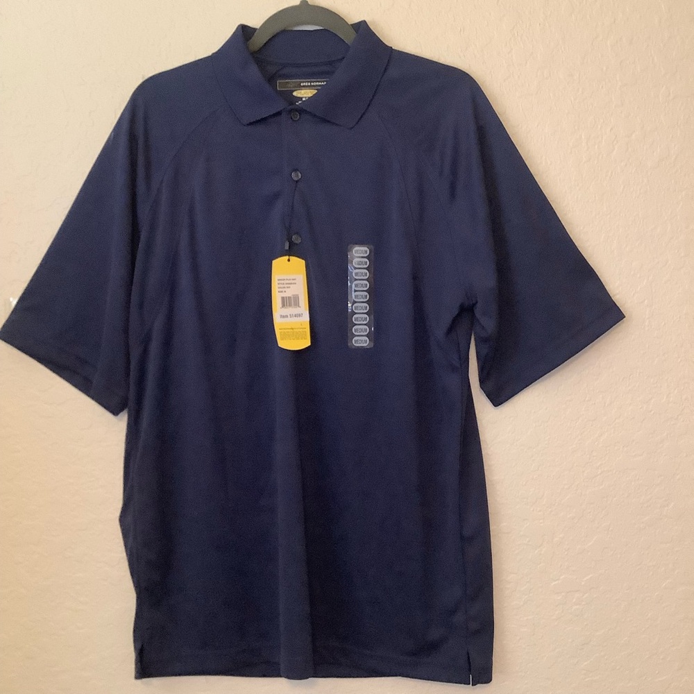 Greg Norman play dry golf polo NWT